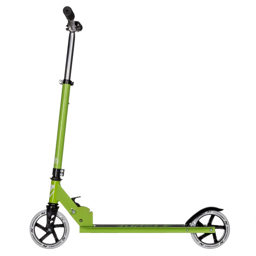 Самокат городской Novatrack Jungle 125 Alloy (2025), зеленый