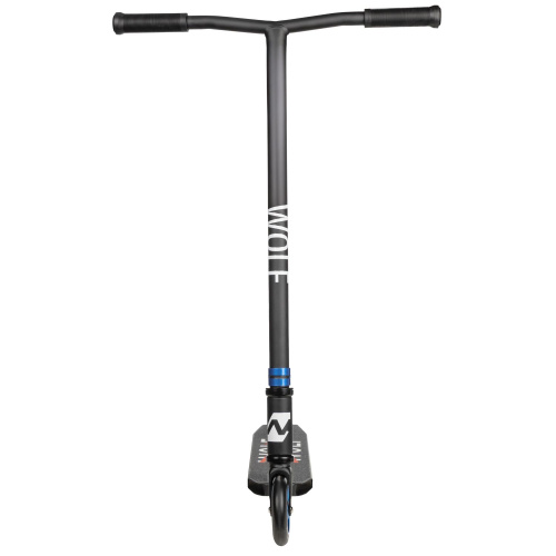 Самокат трюковой Novatrack Wolf 30 (2025), черный-синий
