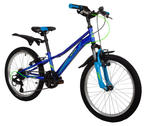 Велосипед NOVATRACK VALIANT 20" (2022) (110-130 см), синий