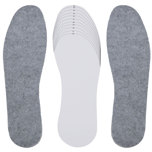 Стельки утепленные модель LX-0615-1, серый