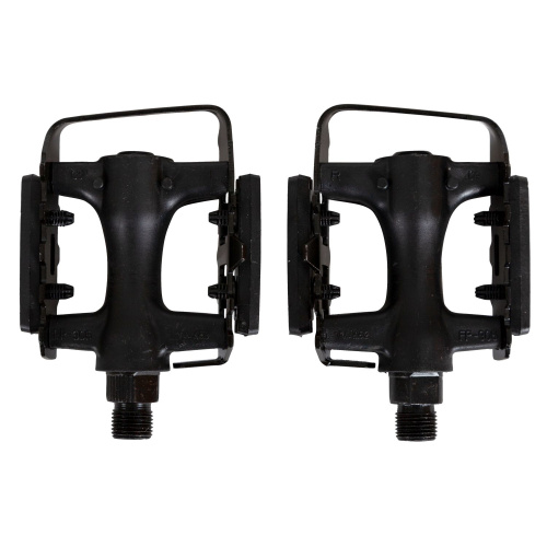 Педали FP-906, ось 9/16", пласт. корпус с алюм. рамкой, черные