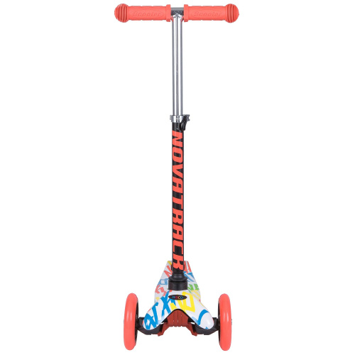 Самокат-кикборд Novatrack Disco-kids Basic (2018), белый