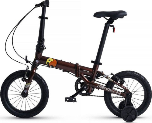 Велосипед детский складной Maxiscoo S007 Pro 14, бронзовый