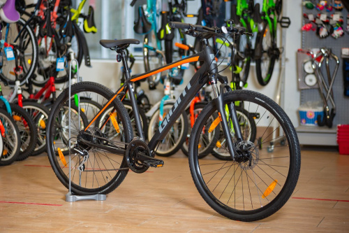 Велосипед Giant Roam 3 Disc 28" (2020), рама XL (185-195 см), черный