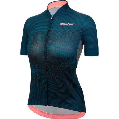 Веломайка женская Santini Delta Vortex Women's SS Cycling Jersey, темно-зеленый