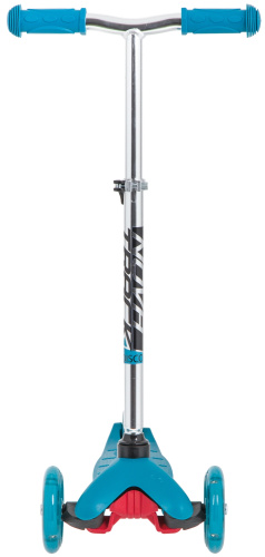 Самокат-кикборд Novatrack Disco-kids Basic Girl (2020), бирюзовый