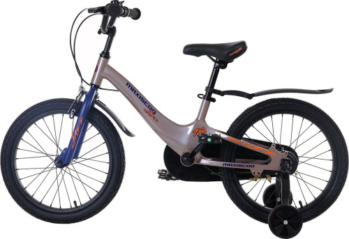 Велосипед Maxiscoo Jazz Стандарт 18" (2024) (110-130 см), серый