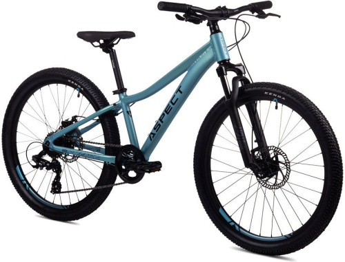 Велосипед Aspect Angel 24 (2024) (130-155 см), голубой