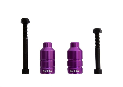 Пеги для трюкового самоката с осью, 22.2 мм, алюминиевые