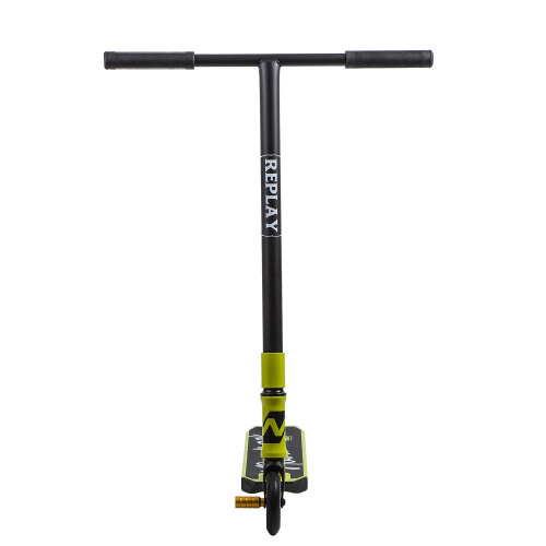 Самокат NOVATRACK REPLAY 110 PL (2019), лимонный