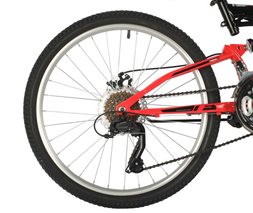 Велосипед FOXX FREELANDER 24" (2021), рама 14" (130-155 см), черный