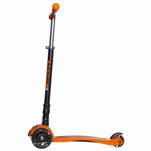 Самокат-кикборд Novatrack RainBow Start Folding (2020), оранжевый