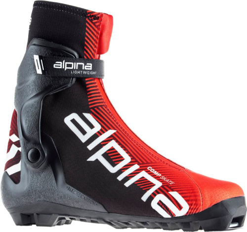Лыжные ботинки Alpina для конькового хода Comp Skate, 5371-1B, красный