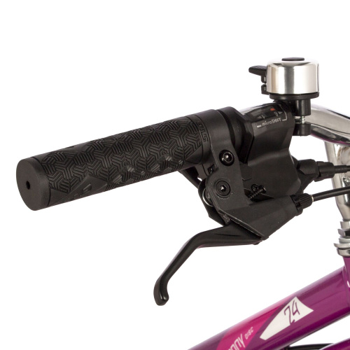 Велосипед Novatrack Jenny 6.D 24 (2025), рама 12" (130-155 см), пурпурный