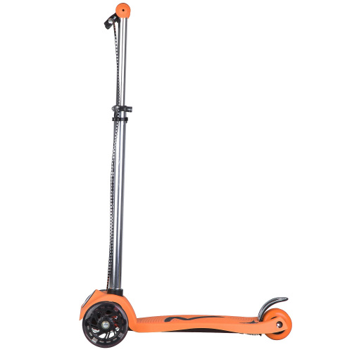 Самокат-кикборд Novatrack Rainbow Start Brake (2018), оранжевый
