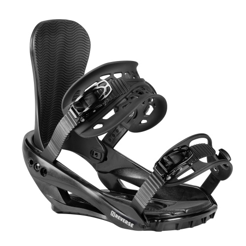 Крепления для сноуборда Reverse Rental New Quick Disc, черный-серый