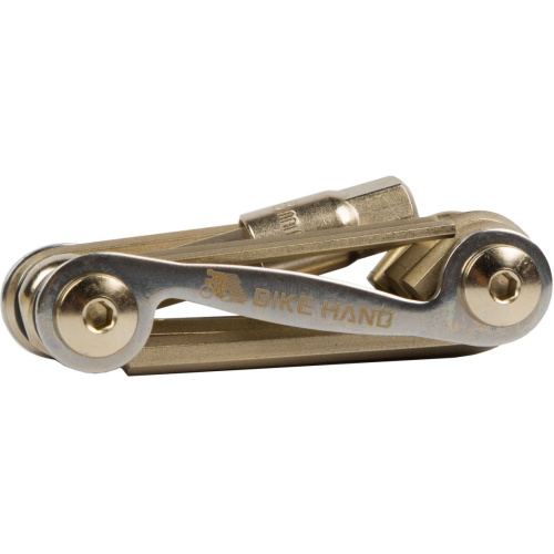 Мультитул велосипедный Bikehand YC-286N, 2/2.5/3/4/5/6/8мм, +/- отвертки, T25, 6-14286