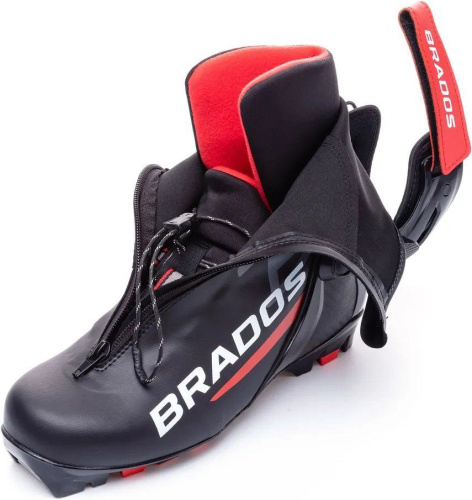 Лыжные ботинки Brados Race Skate NNN, 211B-NNN, черный