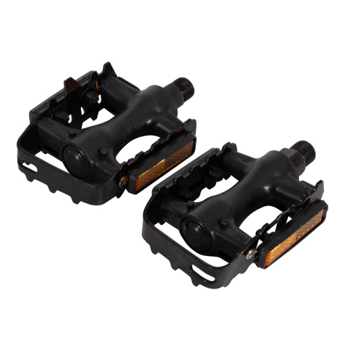 Педали FP-906, ось 9/16", пласт. корпус с алюм. рамкой, черные