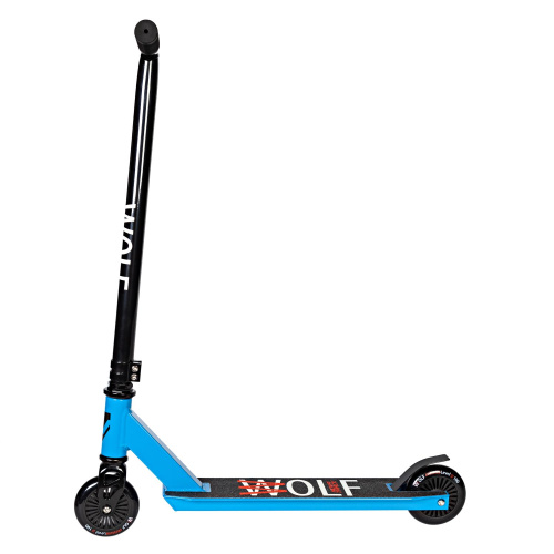 Трюковой самокат Novatrack Wolf JR (2024), синий