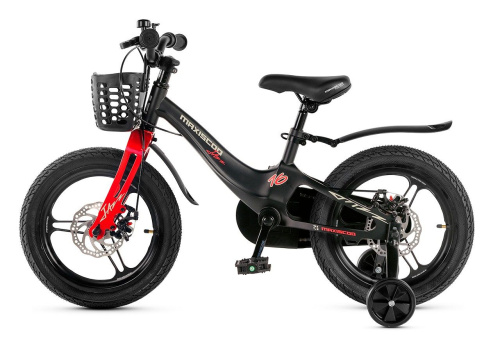 Велосипед Maxiscoo Jazz Pro 16 (2025) (98-110 см), черный