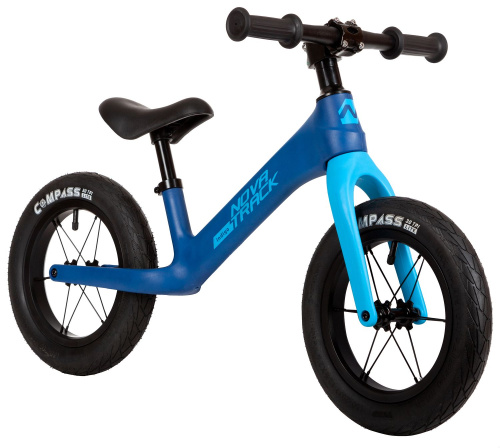 Беговел NOVATRACK INDIGO 12" (2022) (92-98 см), синий